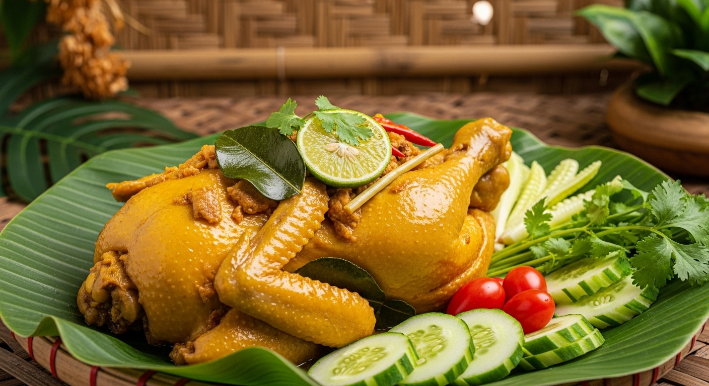 សាច់មាន់ចម្អិន